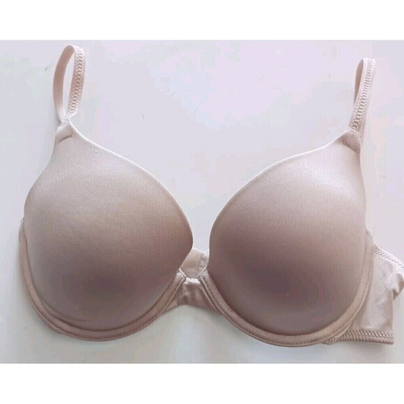 Maidenform Bra Size 36B 05101 Self Expressions Push-Up Demi Bra Nude Beige - Picture 1 of 9